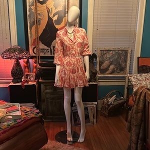 🍊🩷 Ruffled Long Sleeved Dress 🩷🍊